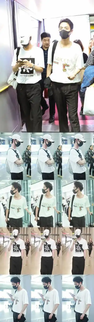 王一博肖战双人机场