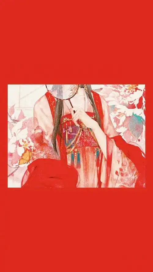 起司红色古风系壁纸