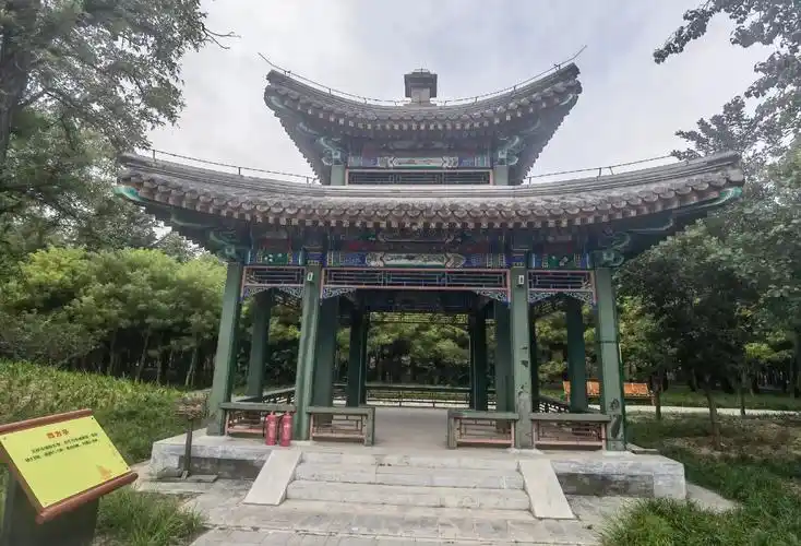 北京大兴区团河行宫遗址公园.