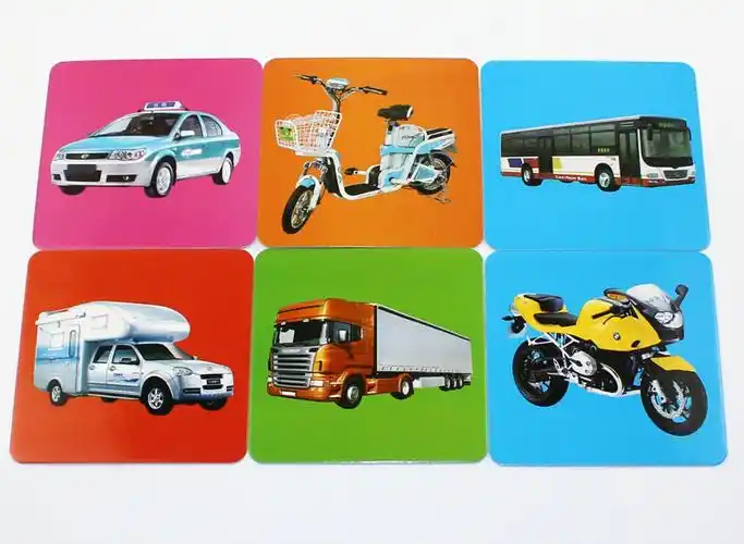 婴幼儿童启蒙认知卡片 交通工具 认识交通工具书汽车书识车大全 3岁