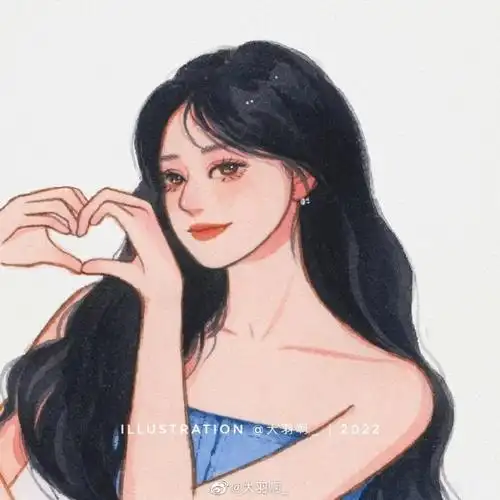 手绘头像##赵露思