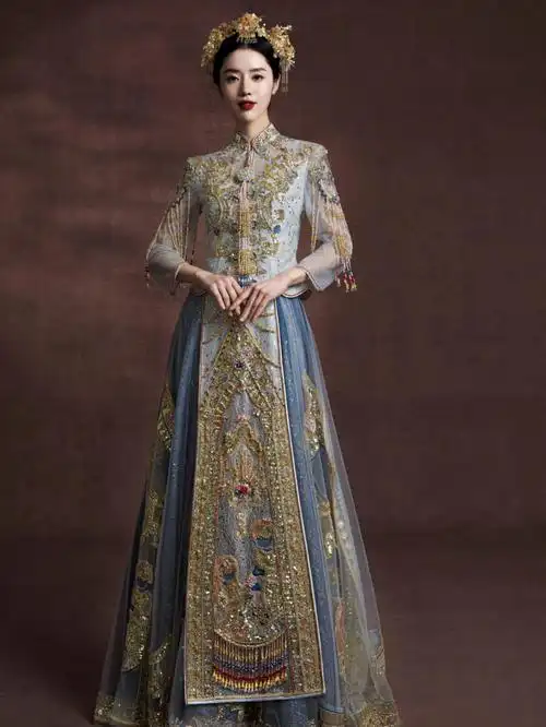 浪漫满屋星河万里不如你中式礼服