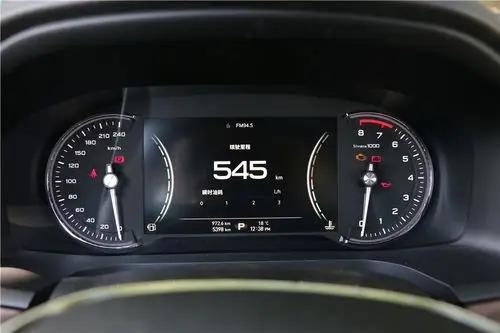 仪表盘续航里程