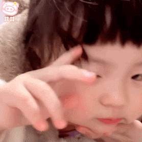 萌娃丸子妹表情包动图 12.13直播表情包