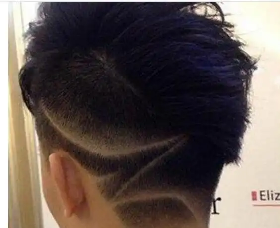 男生z字闪电发型图片 绝对吸引眼球