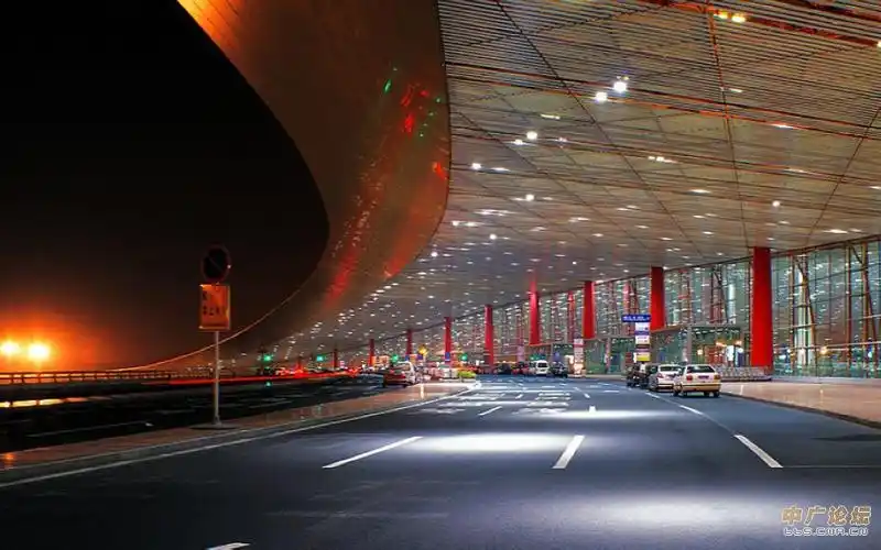 首都机场夜景
