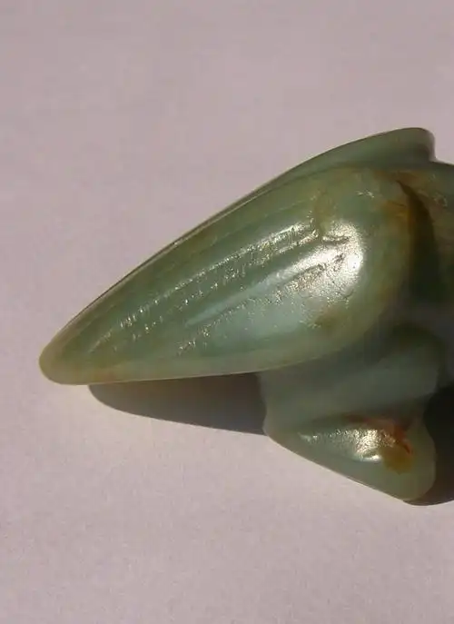 为2015 新的一年献礼,红山文化玉鸟一对