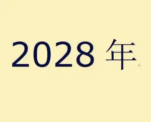 2028年