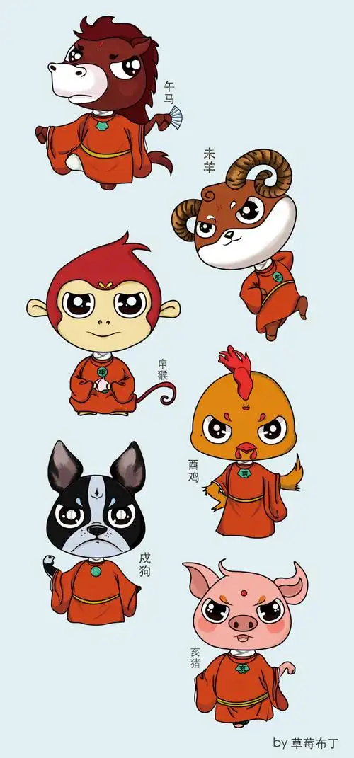 中国风12生肖