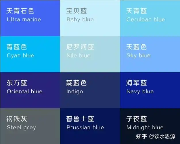 平面设计作品集高级表现形式蓝色怎样搭配才最好看