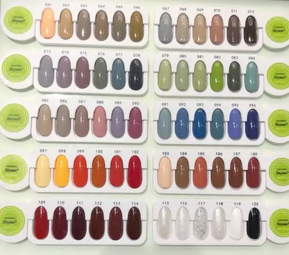 北京海底捞美甲色号全色新色板