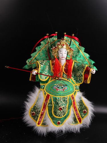 京剧武将武生传统布袋木偶戏漳州掌中木偶礼品木偶