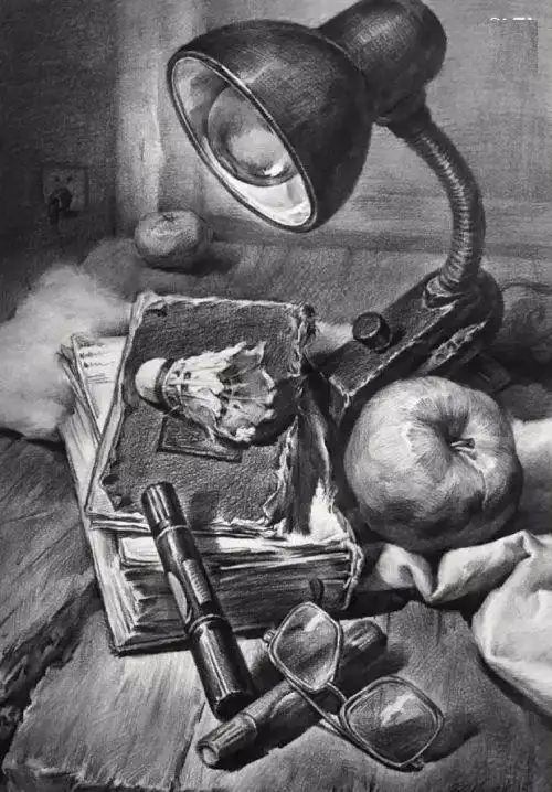 素描静物组合图片大全 素描静物实物照片高清