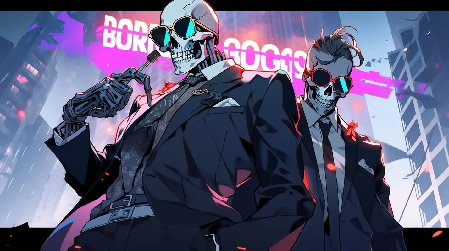 来一组西装暴徒系列的图,酷就完了!#ai绘画#