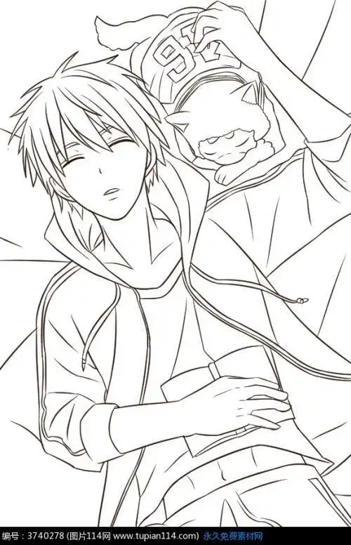 人物简笔画图片大全男生图片