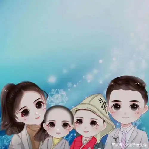 全家福头像,家有儿女,幸福之家微信头像