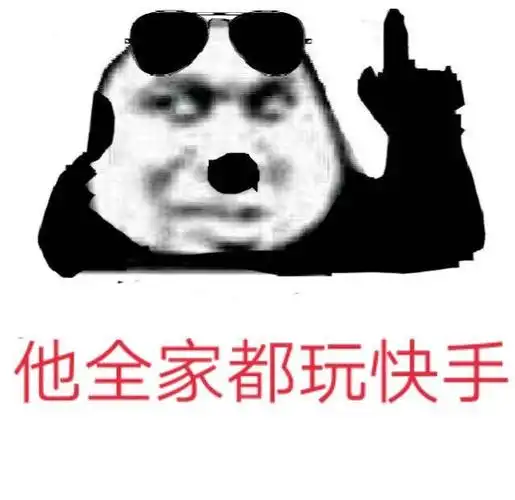 他全家都玩快手表情包 - 表情图