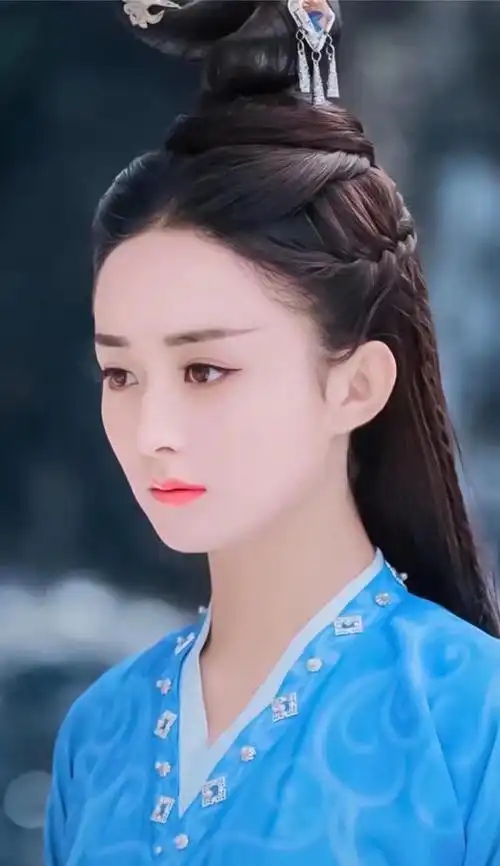 女明星蓝衣古装造型盘点杨幂刘诗诗赵丽颖迪丽热巴