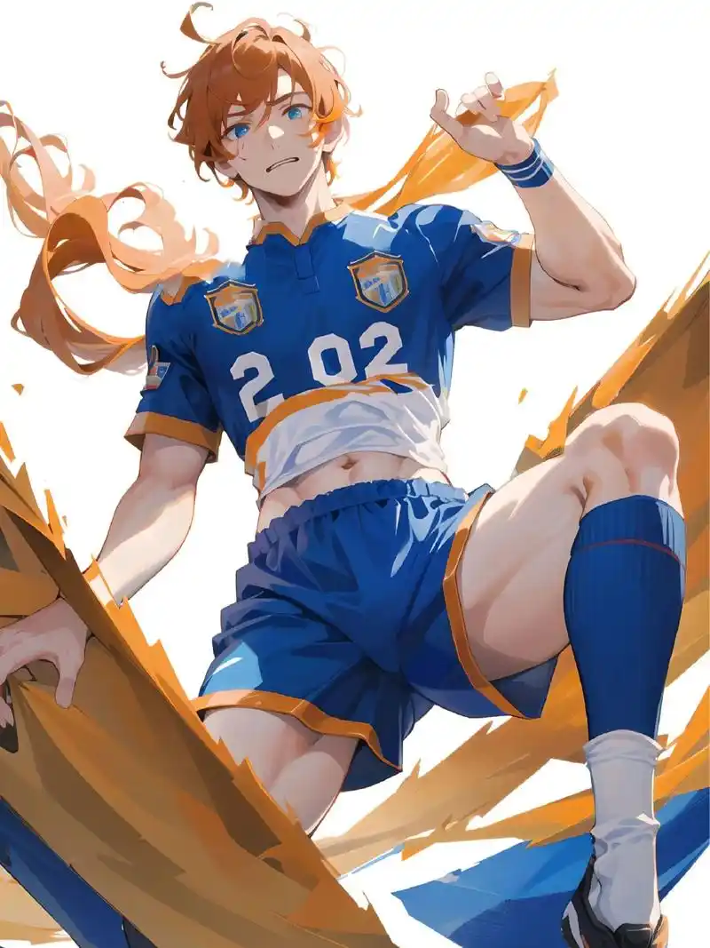 足球腹肌白袜少年第2弹丨男生壁纸               图片由mewxai生成