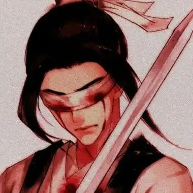 红色男头古风高清帅气加了滤镜的红色古风霸气男生头像图片