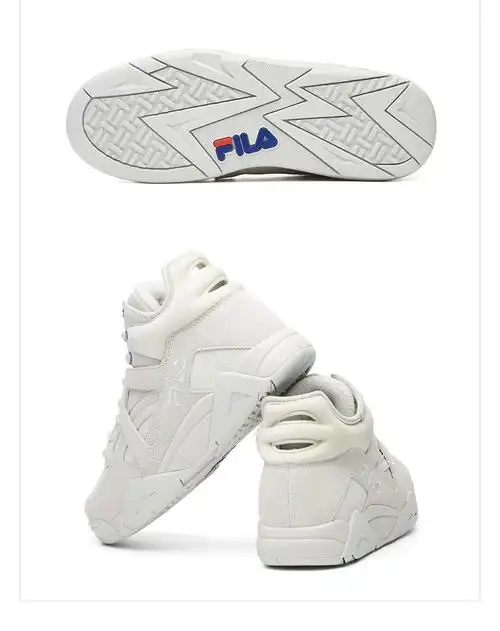 fila斐乐官方篮球鞋女2020冬新款高帮板鞋复古篮球运动鞋女cage黑哥特