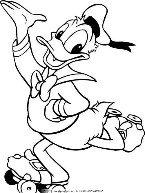 卡通画可爱素描简笔画