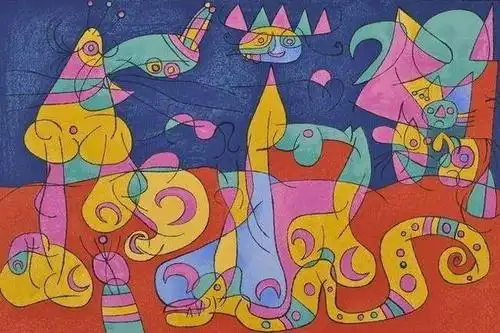 一位专门画儿童画成名的超现实大师——米罗