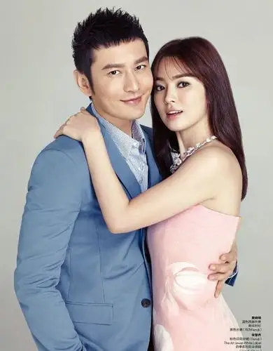 宋慧乔,黄晓明合体拍大片 这么亲密baby知道吗