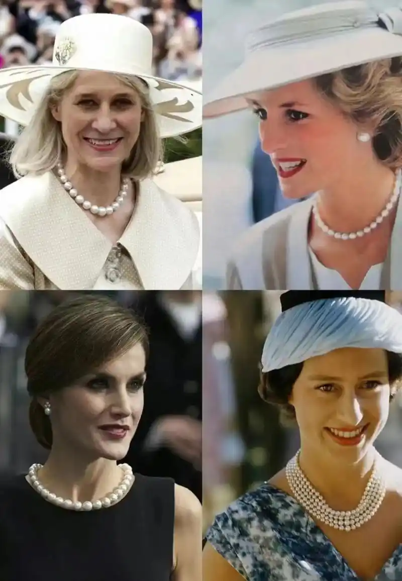 王室lady们对珍珠项链真的是情有独钟