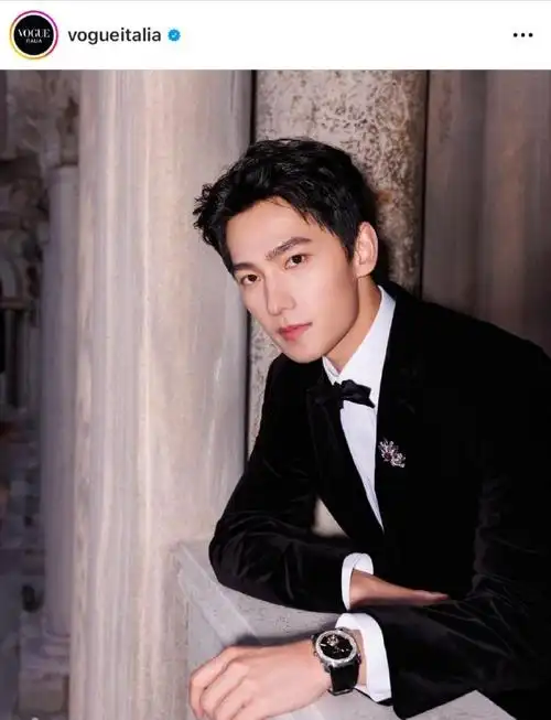 意大利版vogue推送杨洋晚宴照##意大利版vogue分享杨洋新图