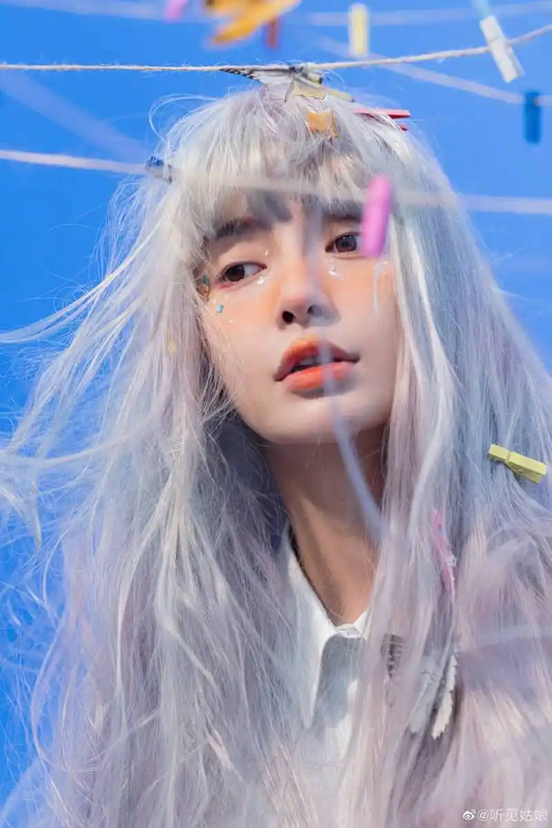 杨颖《时尚芭莎》甜橙蝴蝶妆#杨颖