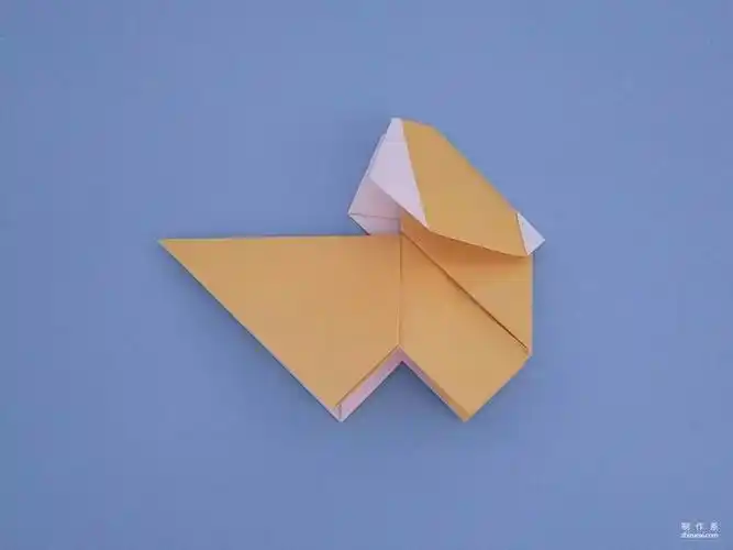 教你用一张纸折出可爱的小狗轻松几步就做好儿童益智手工折纸