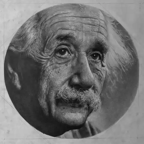 爱因斯坦肖像画