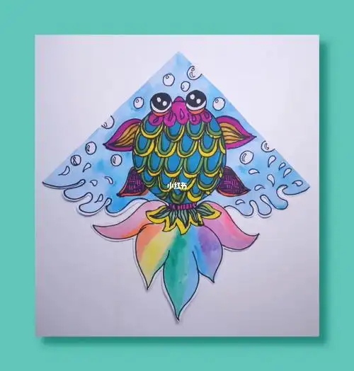 风筝,我爱画画,寻找小红书绘画大神,画画的日常,简单绘画,零基础绘画