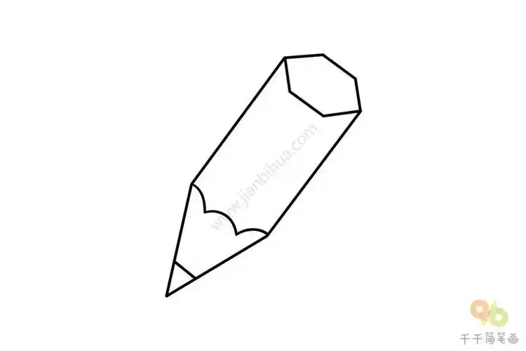 一支铅笔简笔画图片