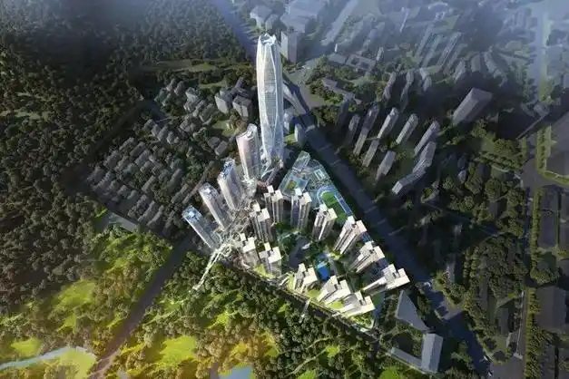 旧改快讯深圳棚改第一村华富村项目全面封顶