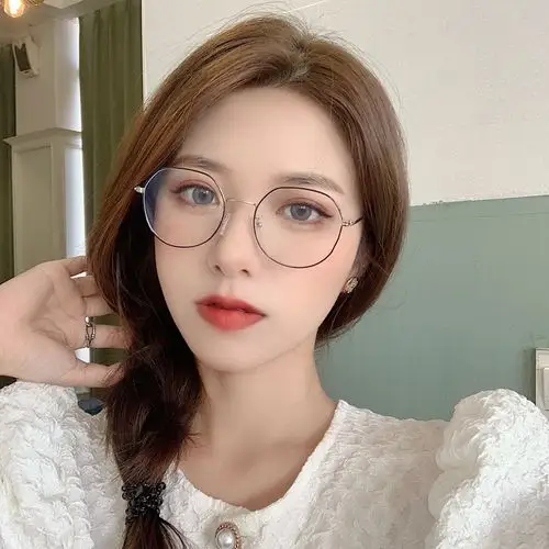 近视眼镜女韩版潮网红眼镜框男可配有度数防蓝光复古大脸素颜眼睛