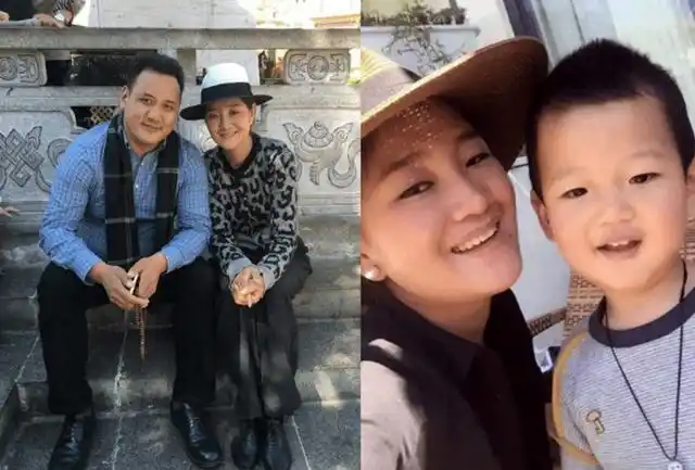 藏族歌后降央卓玛全家照曝光女儿乖巧丈夫帅气低调无人识