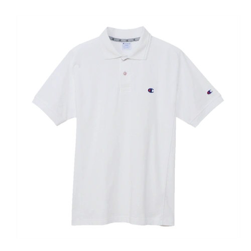 champion 经典logo刺绣翻领polo衫 白色 xl