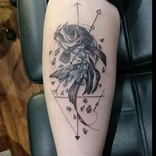 纹身鲤鱼10组代表好运和吉祥的鲤鱼纹身图案