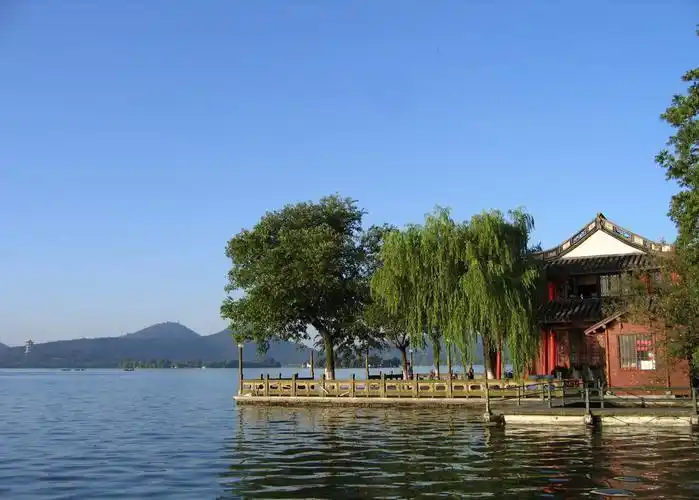 杭州西湖平湖秋月,高清图片-壁纸族