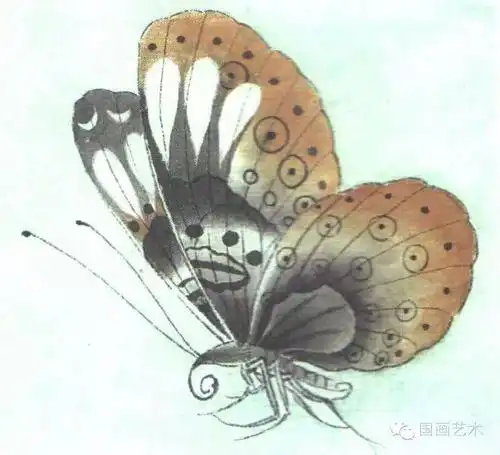 图文教程李晓明工笔蝴蝶设色步骤示范一