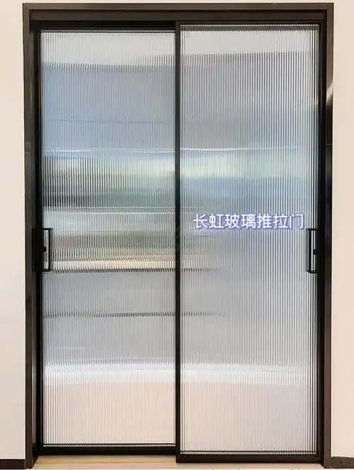 定制艺术玻璃隔断超白长虹瓦楞玻璃屏风隔断水纹钻石艺术钢化玻璃定制