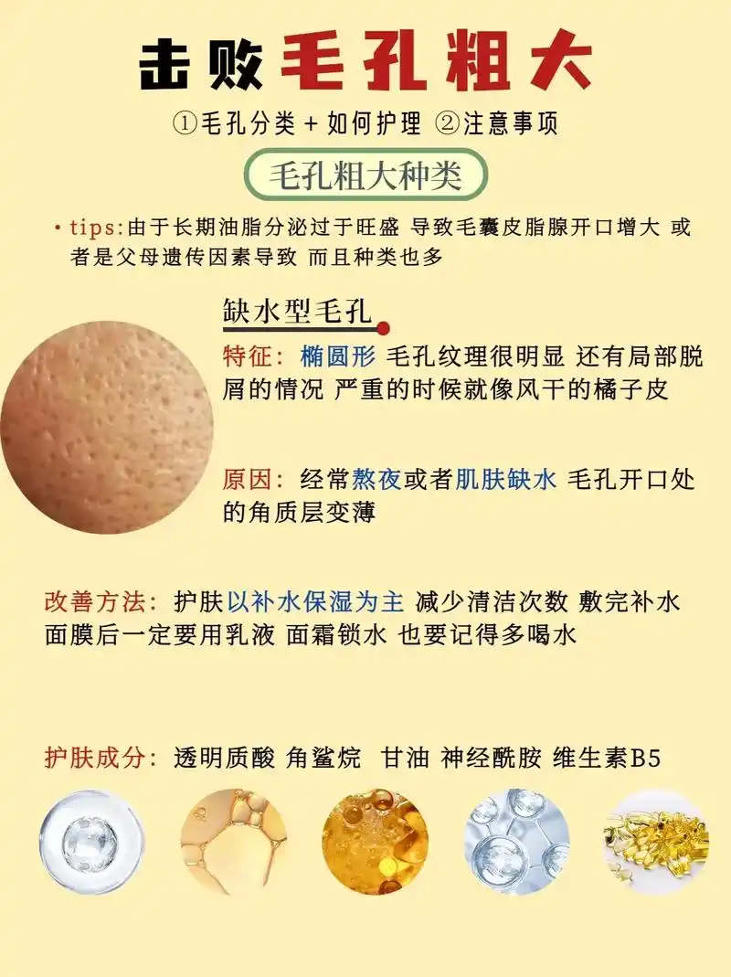 毛孔粗大是很多女孩 - 抖音