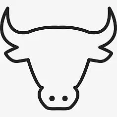 com牛头简笔画ai免抠素材_新图网 https://ixintu.