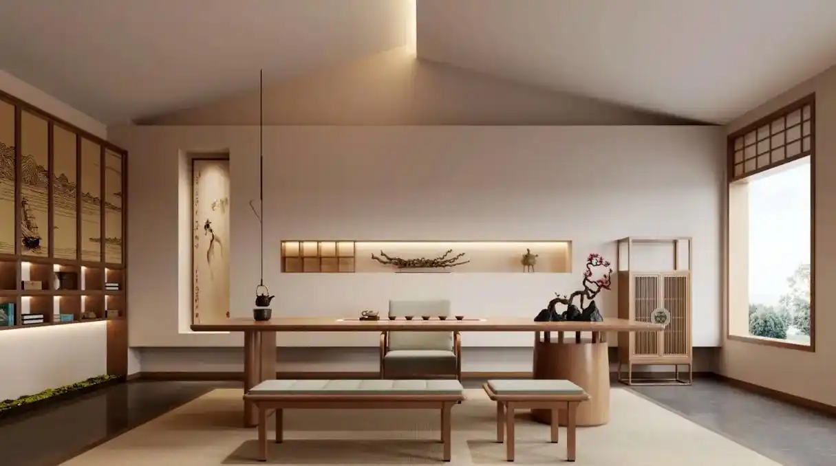 禅意茶室设计设计.每天给自己一点私人空间,一壶茶,一首舒缓的 - 抖音