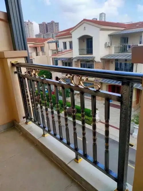 黑钛配金不锈钢护栏