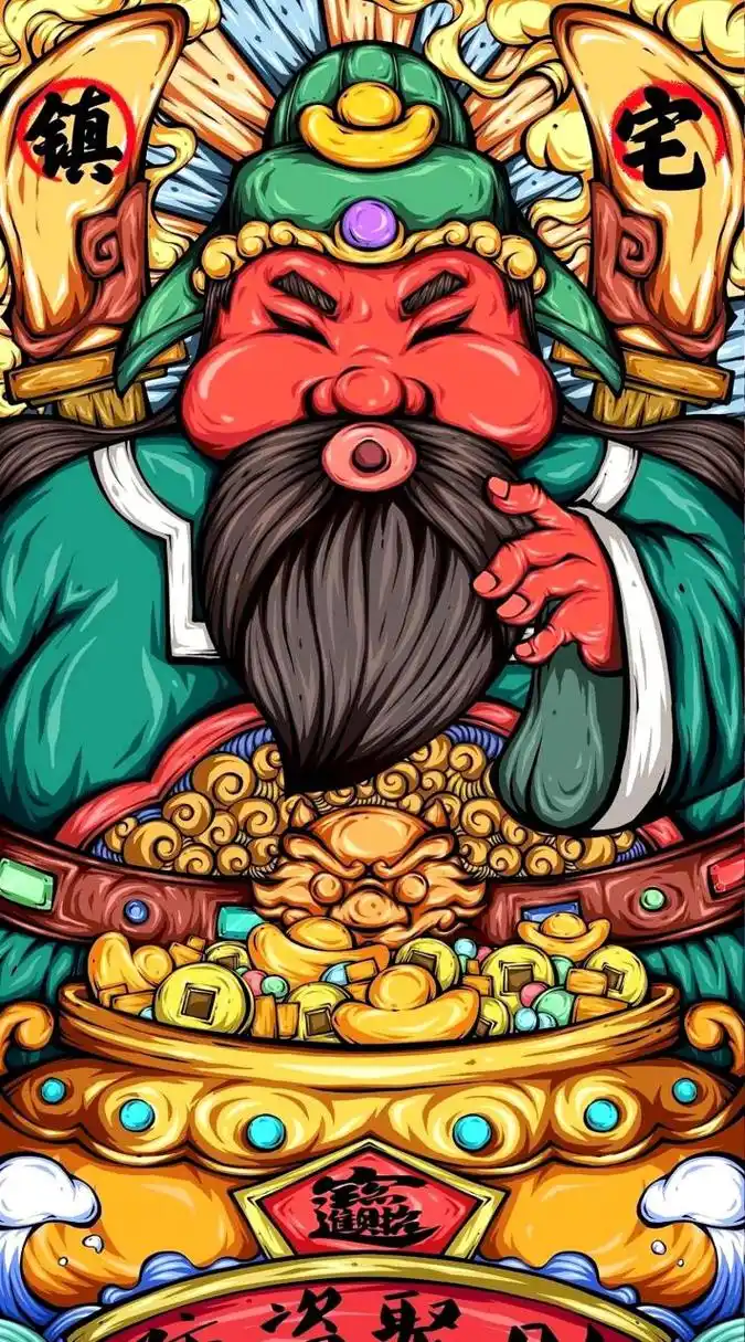 让我们一起来欣赏财神壁纸,祝愿大家财源滚滚,八方来财.