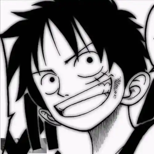 海贼王头像|黑白路飞