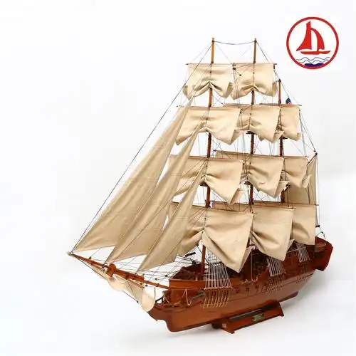 木质大型帆船模型摆件公司开业一帆风顺摆件礼物家居工艺品装饰